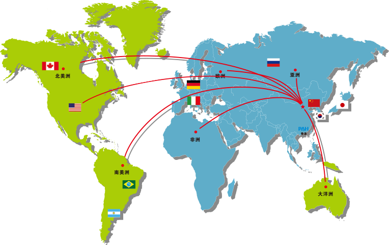 全国服务覆盖网络地图